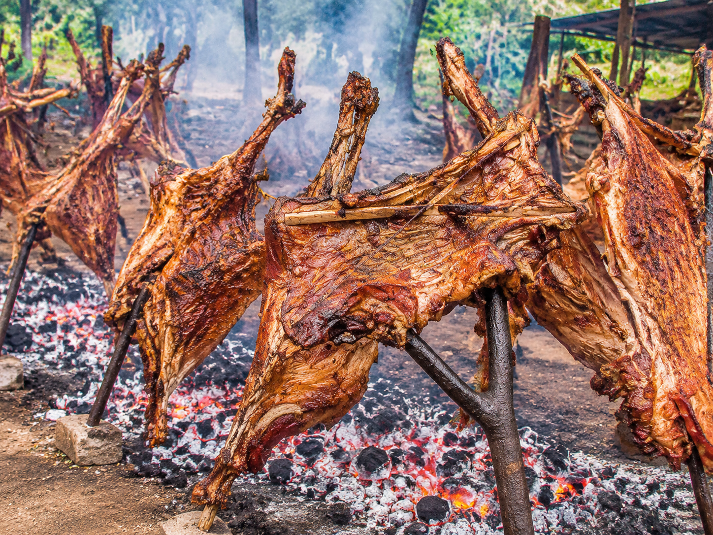 Nyama choma outdoor grill